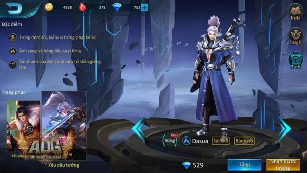 5 tướng được chọn, yêu thích nhất trong AOG – Đấu Trường Vinh Quang 4