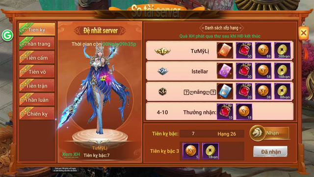 Loạt sự kiện đua top vô cùng hấp dẫn của MMORPG Thần Khúc Mobile 2