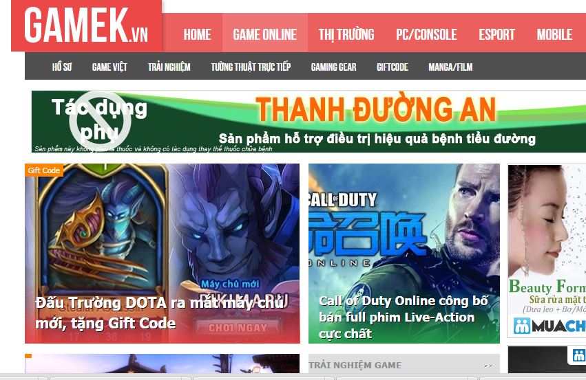 Gamek cổng thông tin game online lâu đời nhất Việt Nam1
