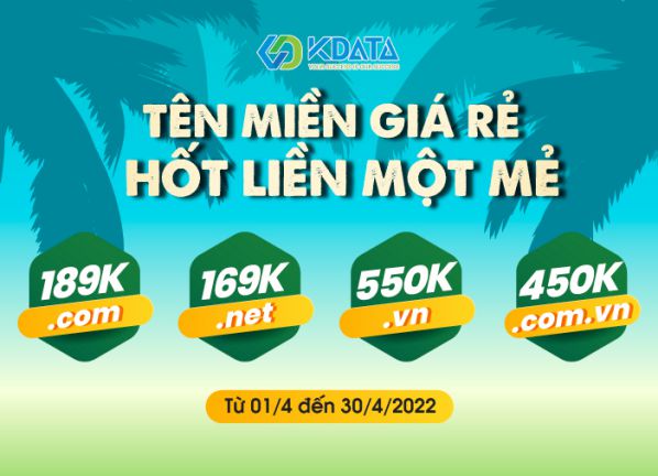 [KM HOT] Giảm giá tên miền .COM, .NET, .VN, .COM.VN chỉ từ 169k 1